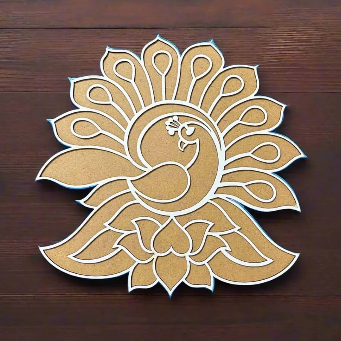 MDF Wooden Rangoli Board 12-Inch – Mandala Art Board